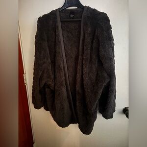 Cuddl Duds Cozy Gray Fleece Jacket